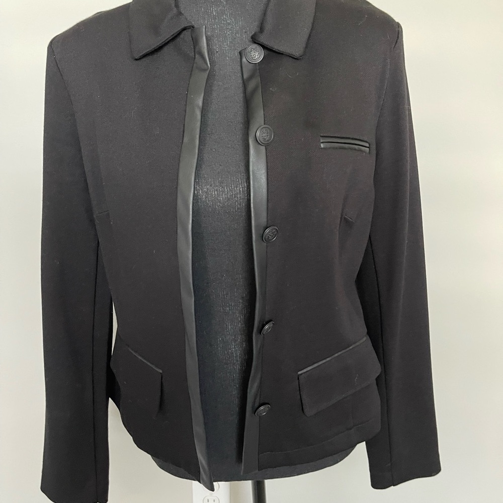 CAbi Tudor Jacket Sz S Black